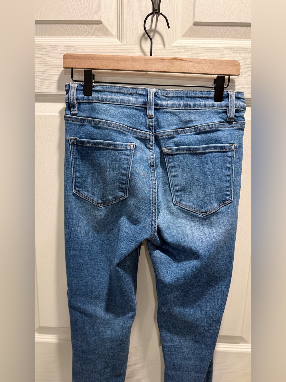 VERVET by Flying Monkey Jeans Women’s 26 Light Wash High Rise Slim Straight - Picture 8 of 12